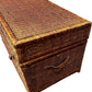 Large Wicker Storage Chest Rattan Trunk Basket with Handles 90cm (Pre-Loved)
