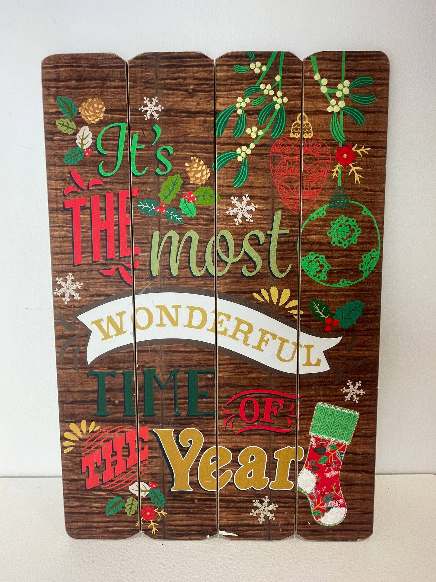 Christmas Sign Board (Pre-loved)