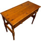 Vintage Pine Style Console Table with Drawer & Turned Legs 90cm (Pre-Loved)