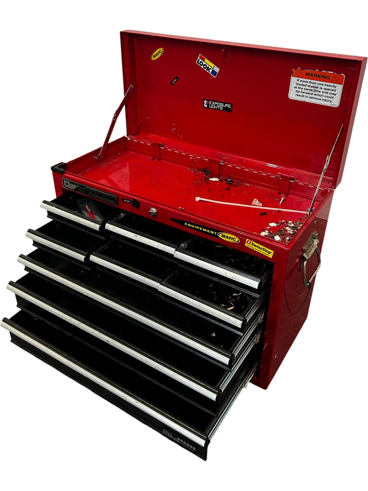 Clarke Premium Red Ball Bearing Tool Chest Workshop Storage Box (Pre-Loved)