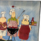 Certified International Ceramic Collector Plate BBQ Chef Design (Pre-Loved)