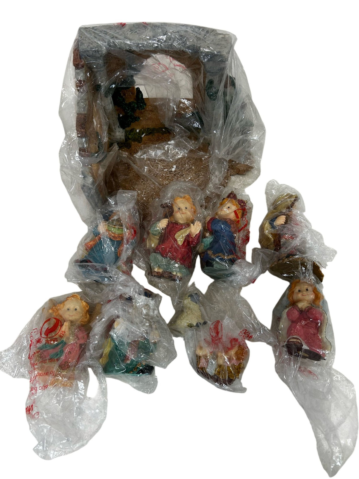 Christmas Nativity Scene Set with Stable & Figurines (Pre-Loved)