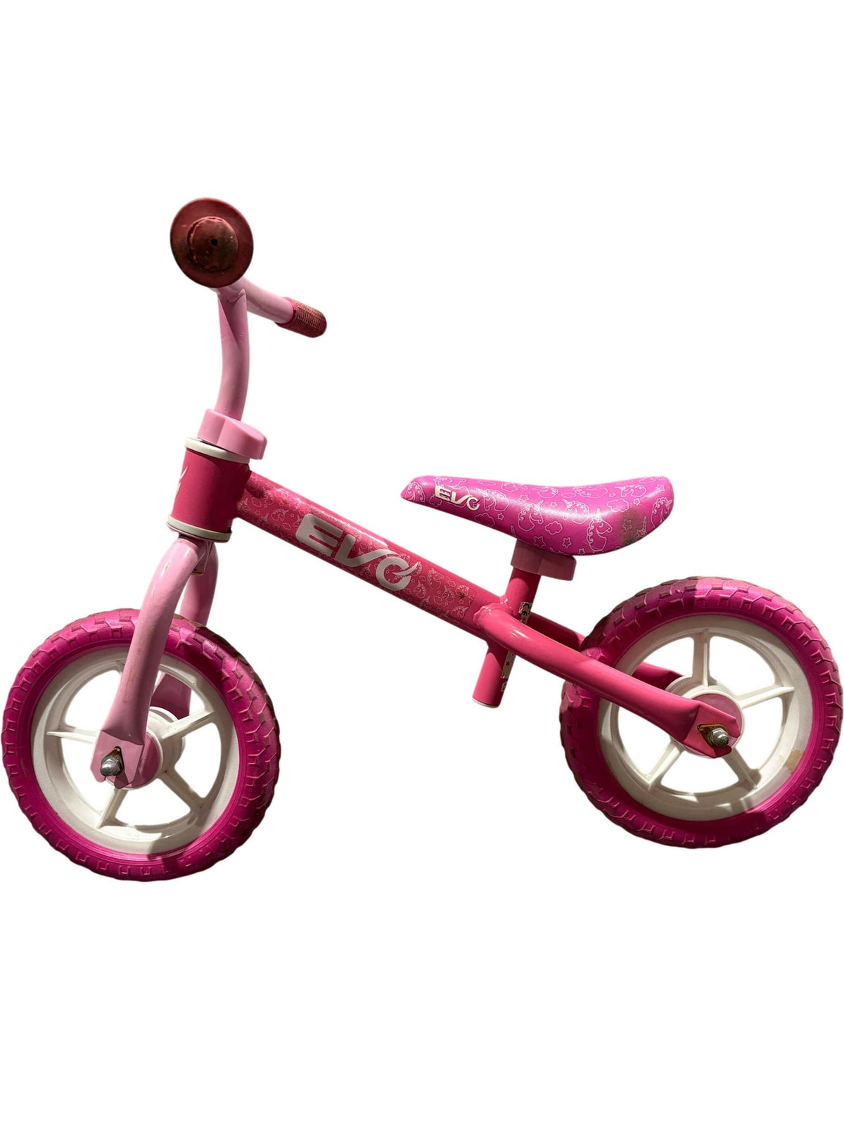 Serviced EVO Push Bike 12" Pink (Pre-Loved)