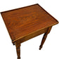 Vintage Wooden Side Table Turned Legs Brown Traditional Style (Pre-Loved)