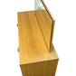 Retro Mid Century Style Wood Dresser With Mirror (Pre-Loved)