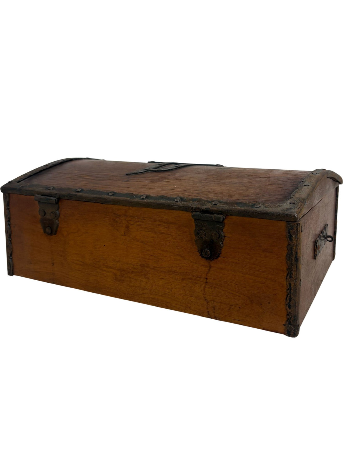 Vintage Wooden Shadow Box 1942 with Metal Accents (Pre-Loved)