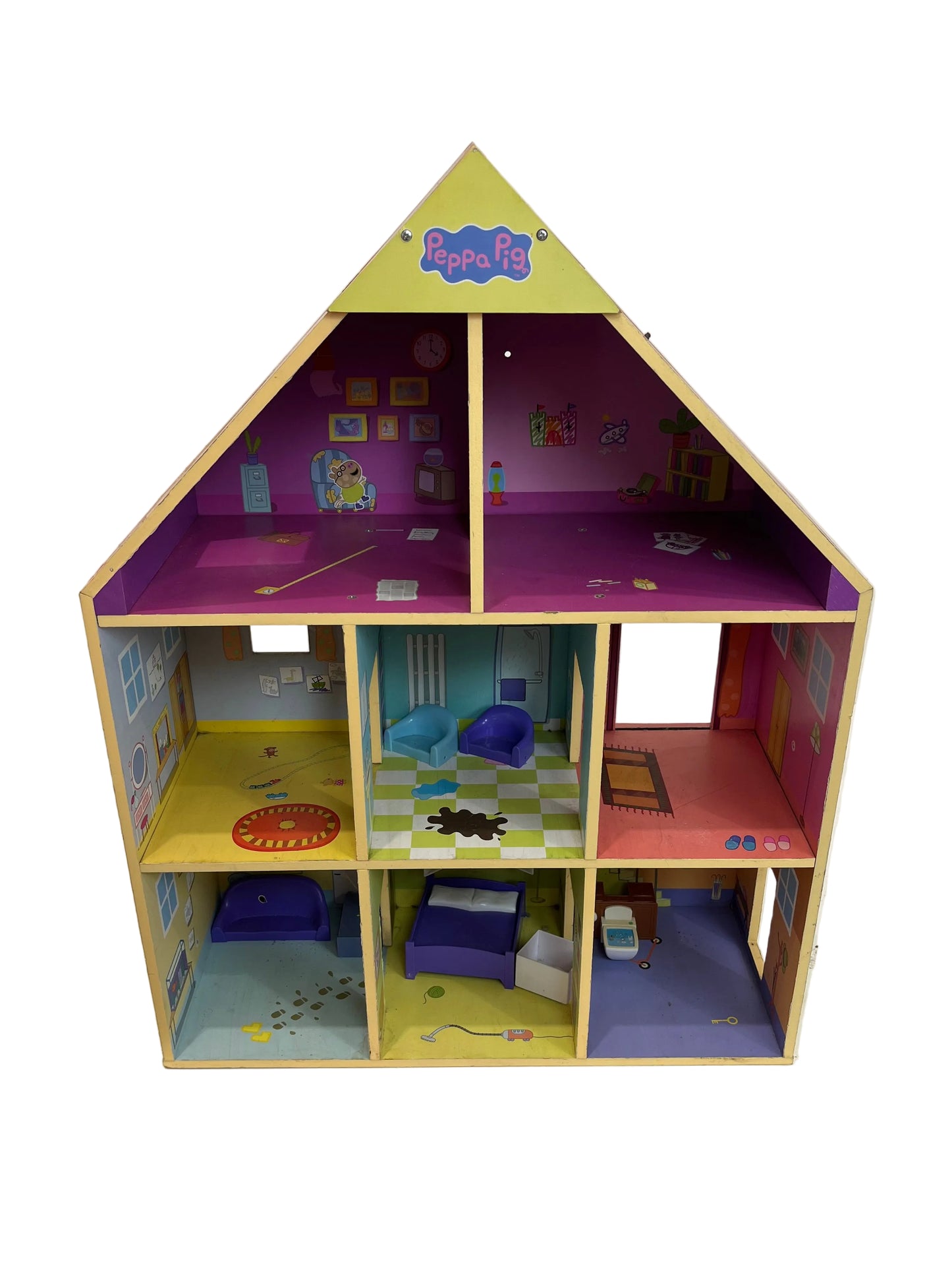 Peppa Pig Wooden Dollhouse Playset (Pre-Loved)