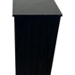 Rustic Basket Cabinet Black Wood Frame Woven Storage Drawers (Pre-Loved)