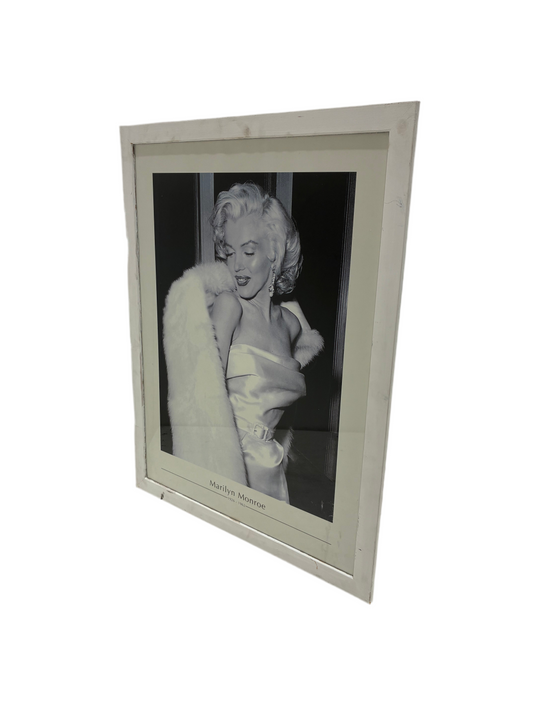 Wooden Framed Large Marilyn Monroe Print (Pre-loved)