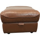 La-Z-Boy Brown Leather Storage Ottoman Footstool Lift Up Square (Pre-Loved)
