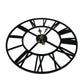 Black Metal Skeleton Wall Clock (Pre-Loved)