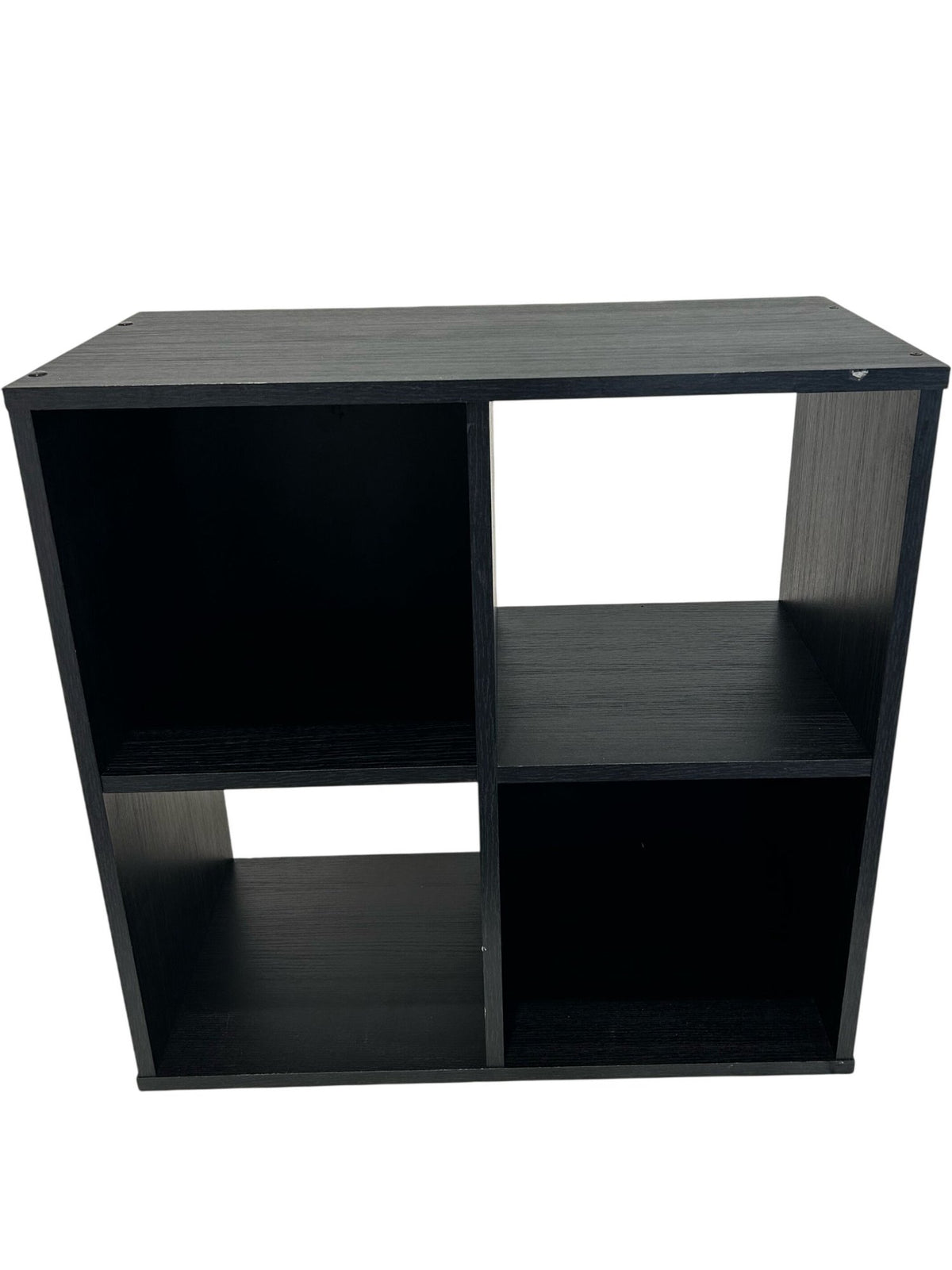 Black 4 Cube Storage Unit Shelving Bookcase Display Organiser 61cm (Pre-Loved)