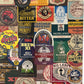 Vintage Style Framed Beer Label Mats Brewery Collectable Art Collage (Pre-Loved)