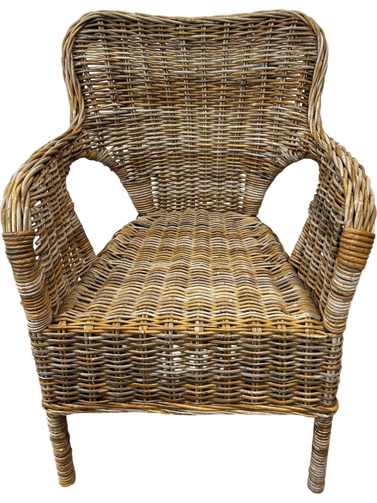 Rattan Armchair Natural Finish (Pre-Loved)