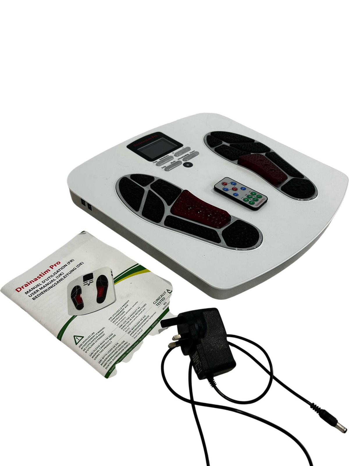Drainastim Pro Foot & Body TENS Stimulator with Remote (Pre-Loved)