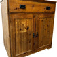 Rustic Pine Sideboard Storage Cabinet 2 Doors 1 Drawer (Pre-Loved)