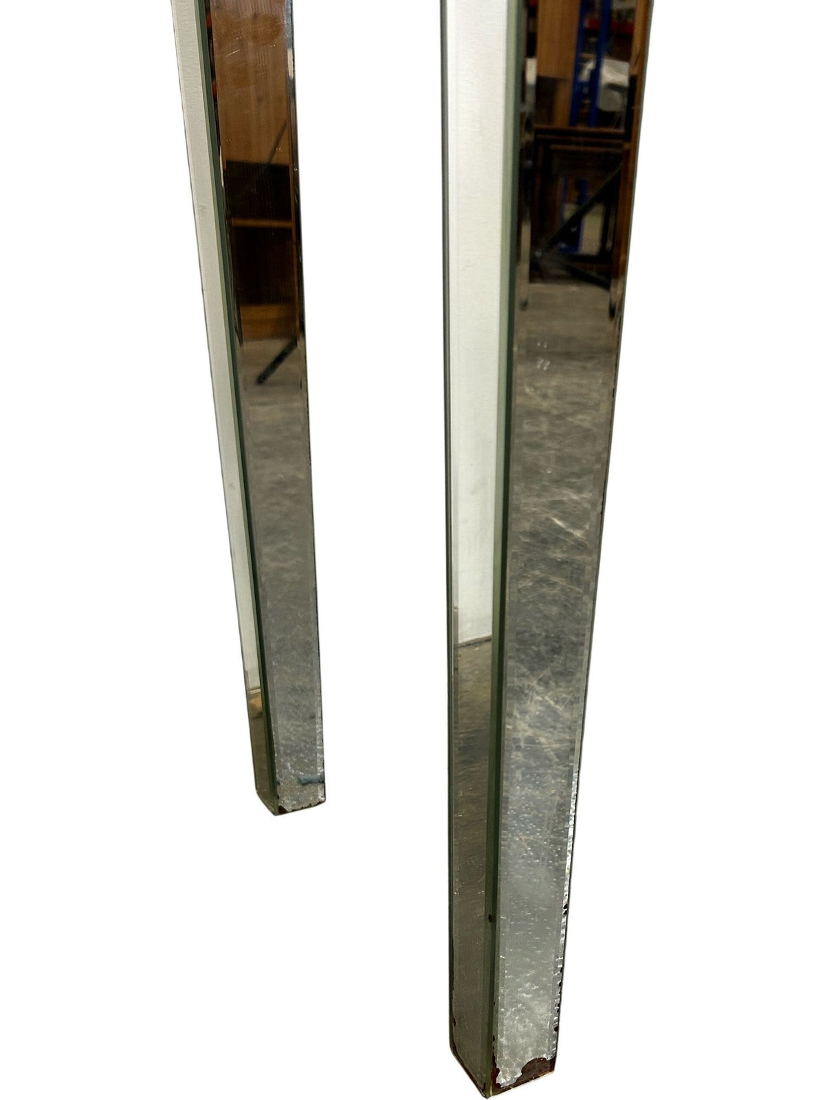Mirrored Silver Console Table Rectangular Hallway Table (Pre-Loved)