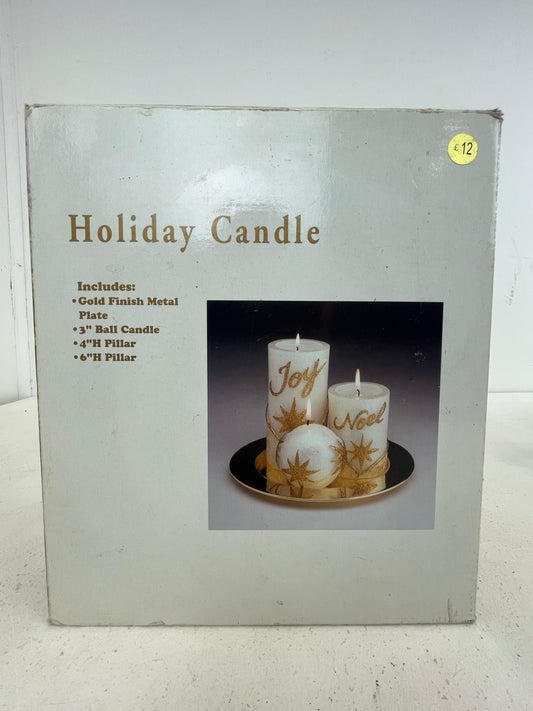 Christmas Holiday Candle (Pre-loved)