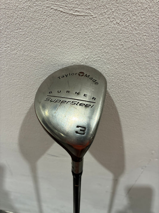 Taylormade Burner Supersteel 3 Wood Golf Club (Pre-loved)
