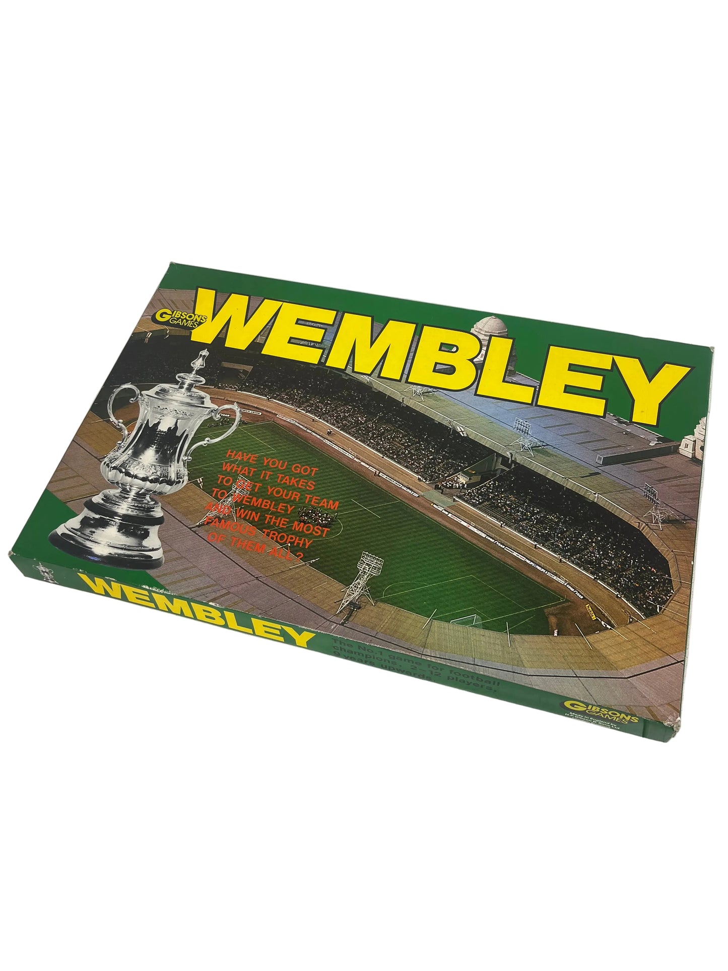Vintage Wembley Cup Tie Football Gibsons Games Board Game (Pre-Loved)