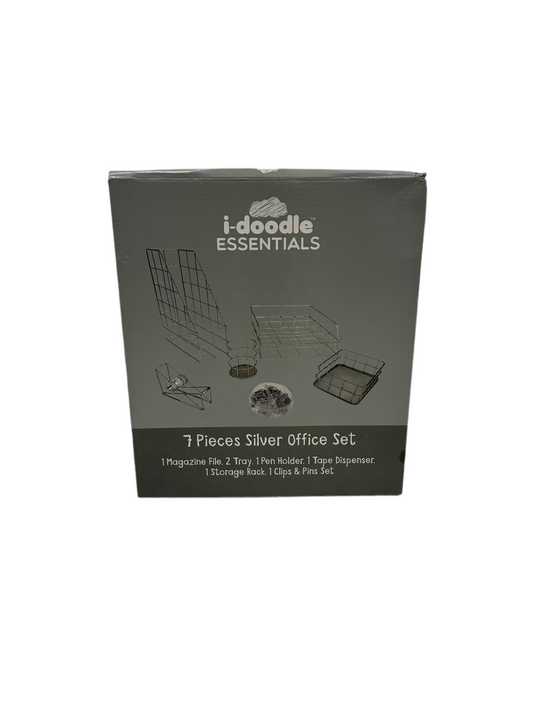 I-Doodle Silver Office Set (New)