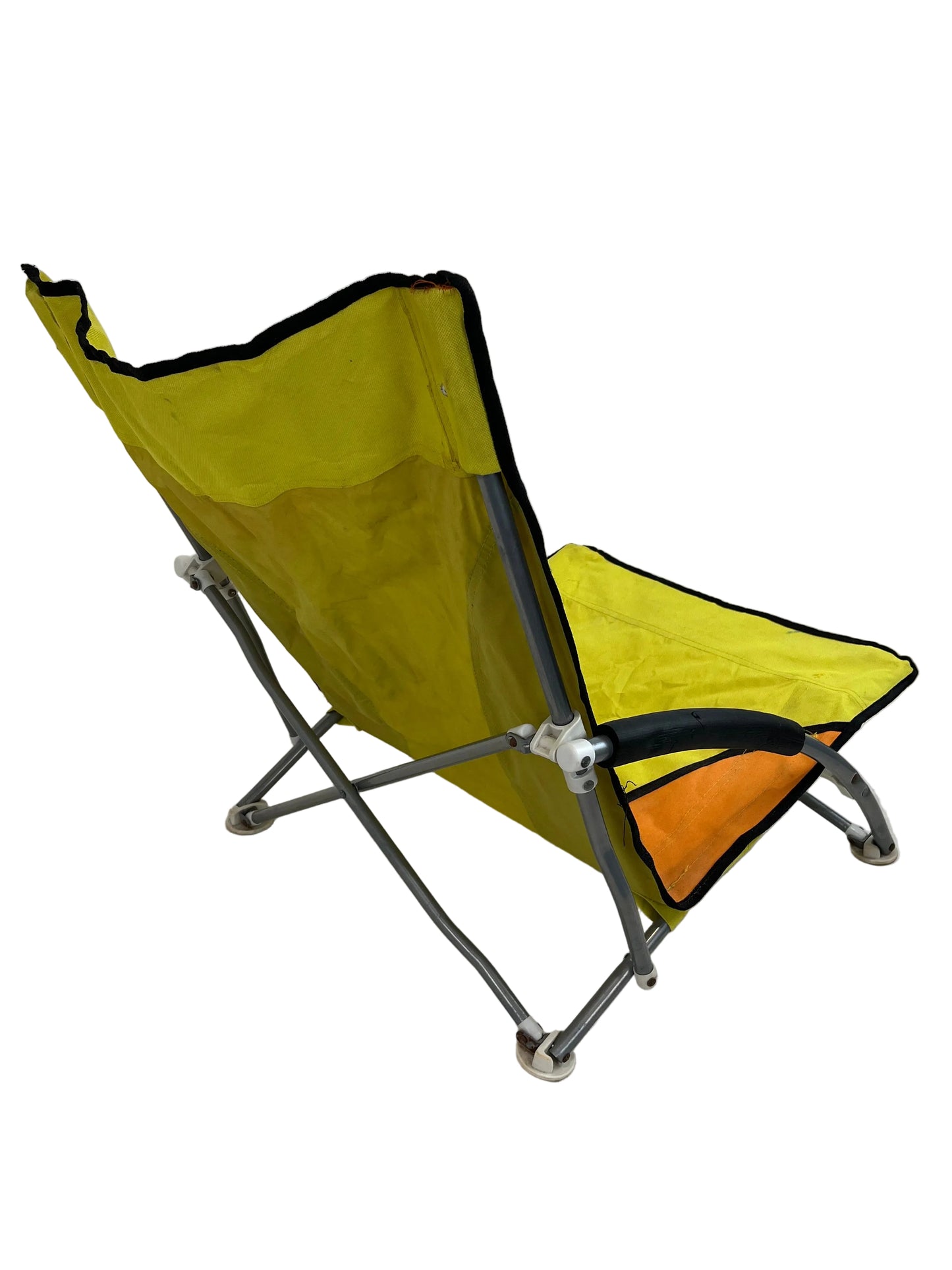 Yellow Folding Low Beach Chair (Pre-Loved)