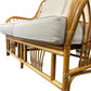 Vintage Bamboo Rattan Conservatory Sofa Two Seater Cane Frame (Pre-Loved)