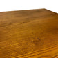 Wooden Side Table with Slatted Storage Base Brown Traditional Style (Pre-Loved)