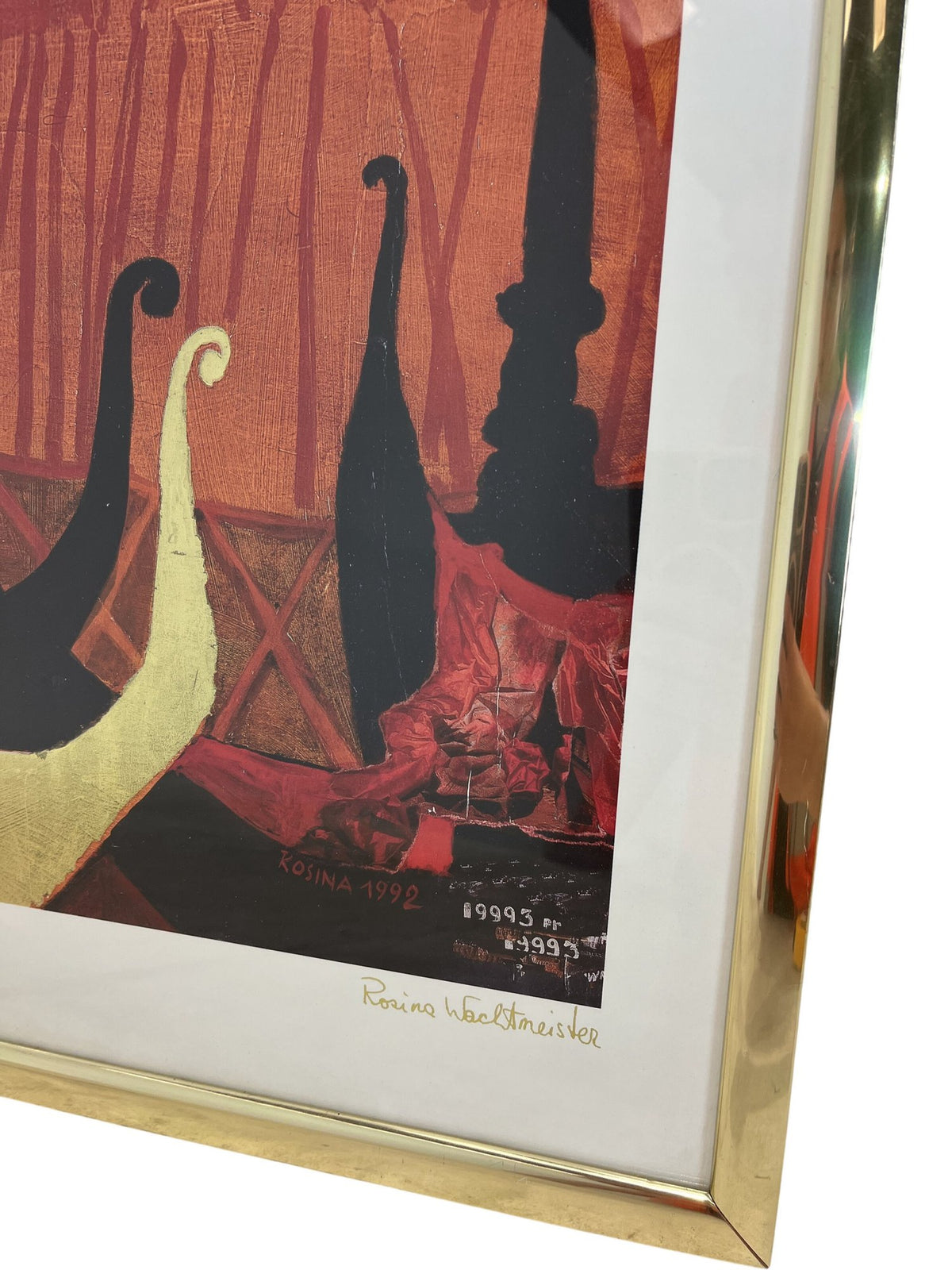 Rosina Wachtmeister Gold Framed Art Picture (Pre-Loved)