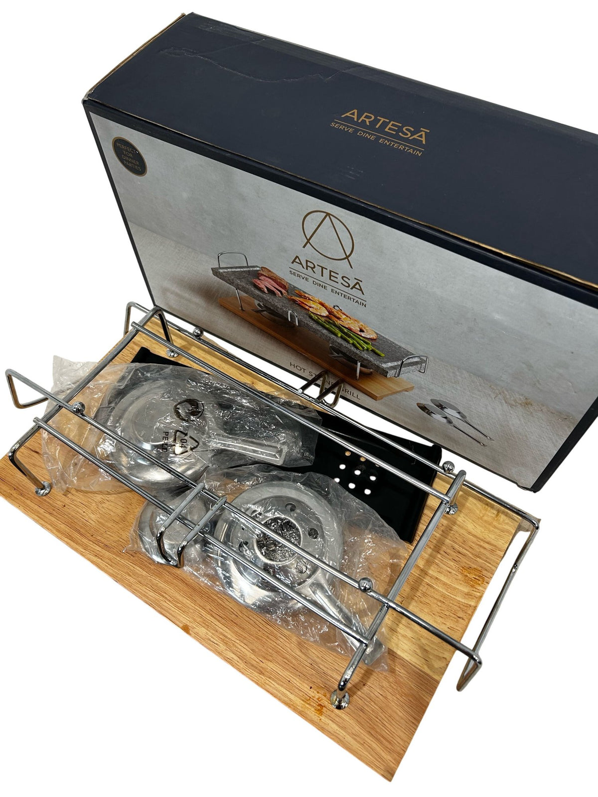 Artesa Natural Marble Hot Stone Grill Set (Pre-Loved)