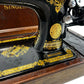 Vintage Singer Hand Crank Sewing Machine with Wooden Case (Pre-Loved)