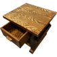 Vintage Wooden Accent Table with Drawer and Shelves (Pre-Loved)