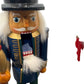Traditions Wooden Nutcracker Set Multicolour Blue and Red