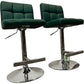 Green Bar Stools Adjustable Height (Pre-Loved)