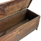 Antique Wooden Storage Chest with Carved Design (Pre-Loved)