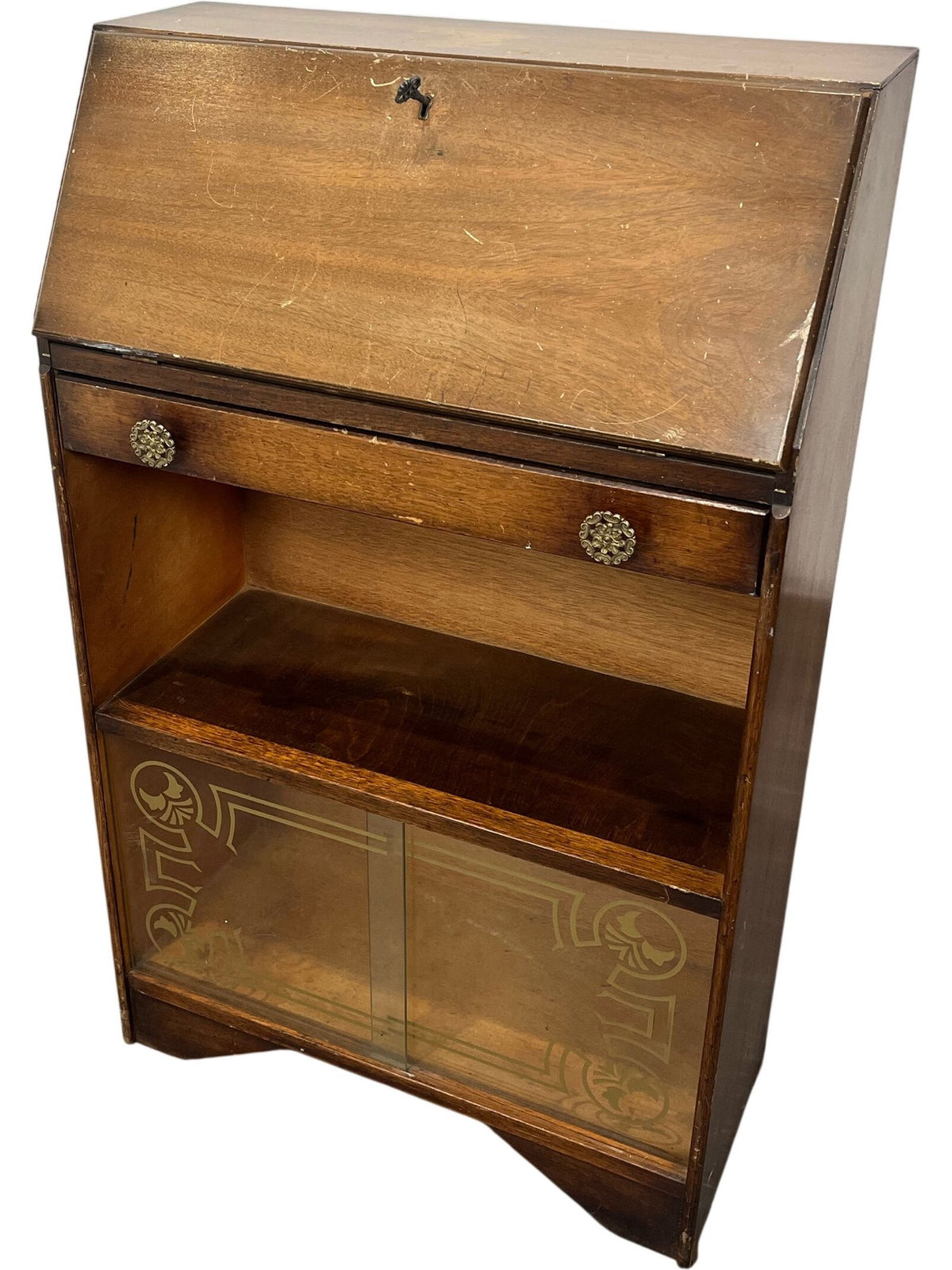 Antique Vintage Bureau Wood Desk (Pre-Loved)
