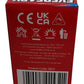 Pair Of Eveready Red Fire Glow Rough Service Bulb B22 60W (Unused)