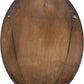 Oval Wooden Framed Mirror 50.5cm x 68cm (Pre-Loved)