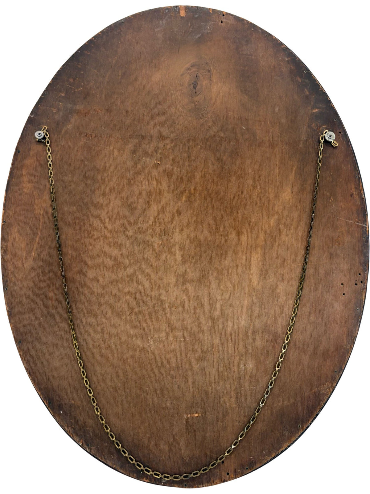 Oval Wooden Framed Mirror 50.5cm x 68cm (Pre-Loved)