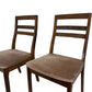 Vintage Wooden Dining Chairs Mid Century Set of 2 (Pre-Loved)