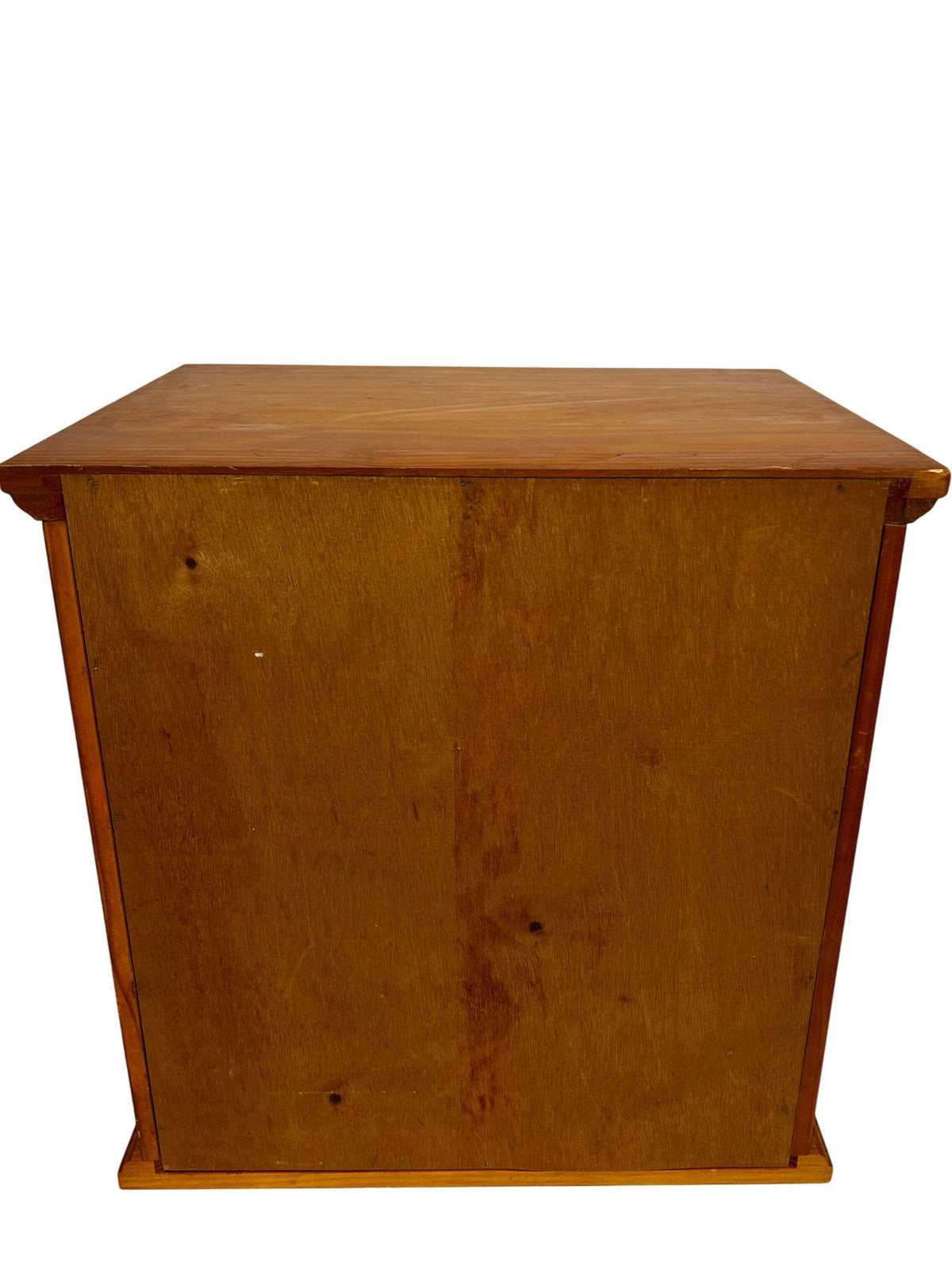 Rustic Wooden Storage Cabinet Sideboard Lattice Doors & Drawer (Pre-Loved)