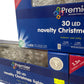 Premier 30 LED Novelty Christmas Lights LCG-14 (Unused)