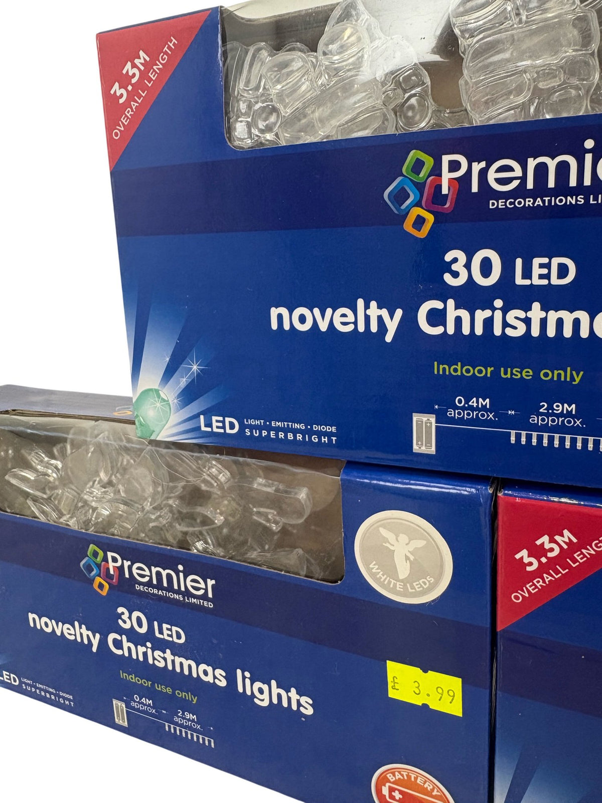 Premier 30 LED Novelty Christmas Lights LCG-14 (Unused)