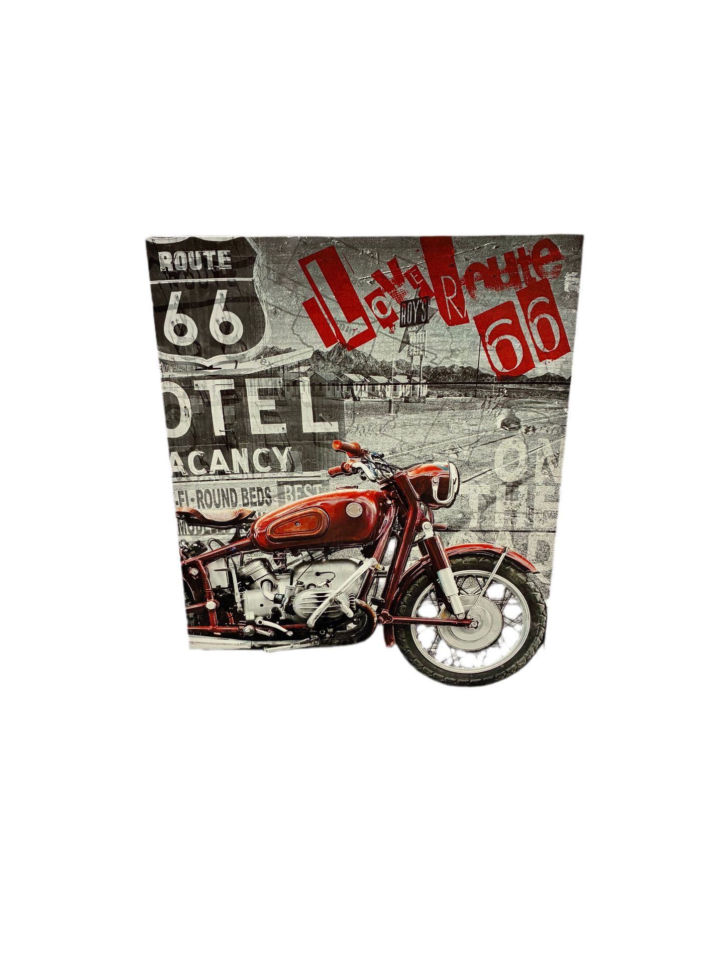 Route 66 Motorcycle Canvas (Pre-loved)