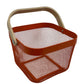 Orange Mesh Metal Wire Storage Basket (Pre-Loved)