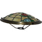 Art Nouveau Stained Glass Lamp Shade Floral Pattern (Pre-Loved)