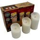 B&M Cinnamon Scent Flameless LED Candles Set of 3 (Pre-Loved)