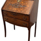 Vintage Antique Secretary Wooden Desk Carved Front Writing Bureau (Pre-Loved)