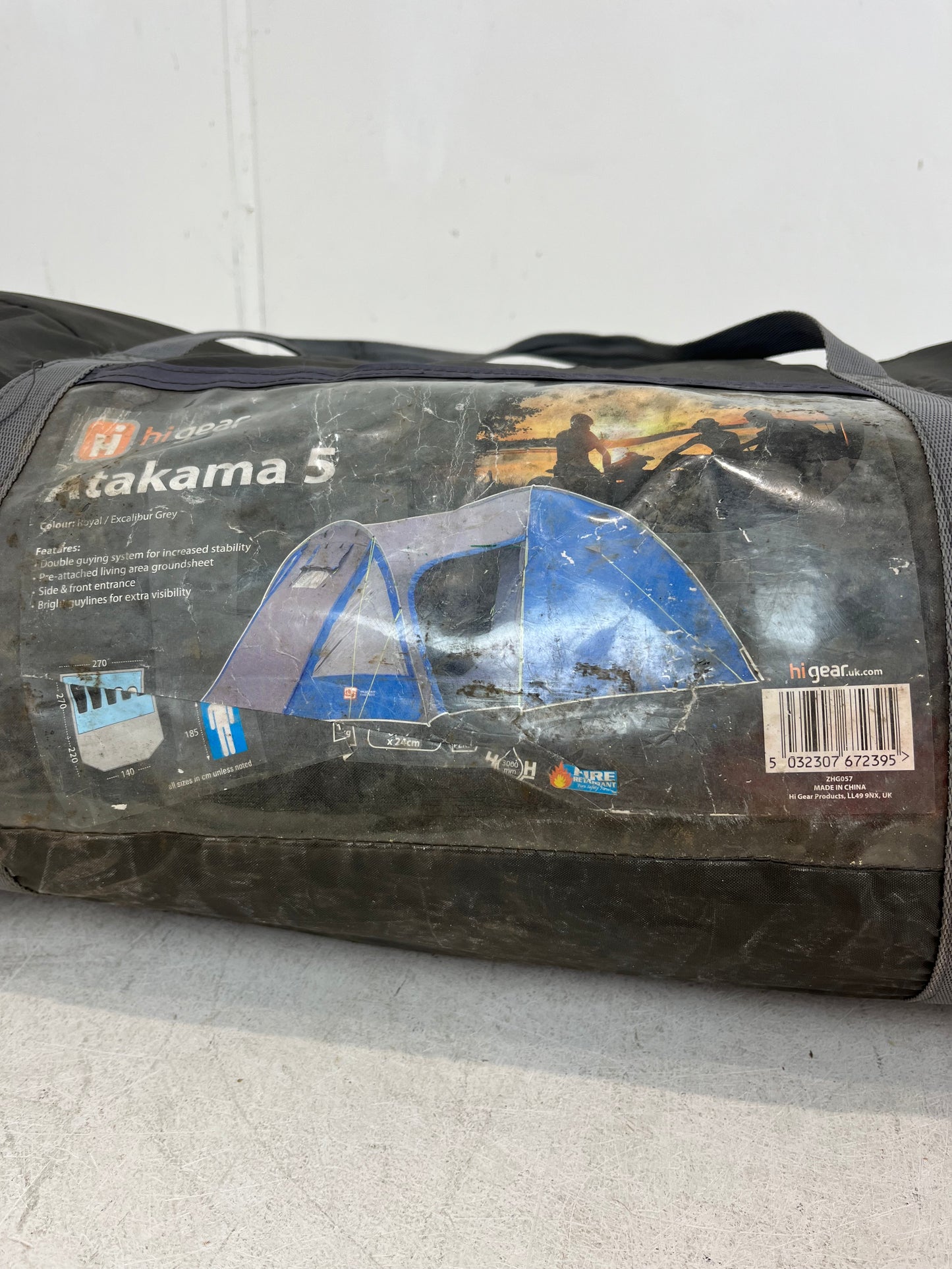 HiGear Atakama 5 Person Blue Grey Tent (Pre-Loved)
