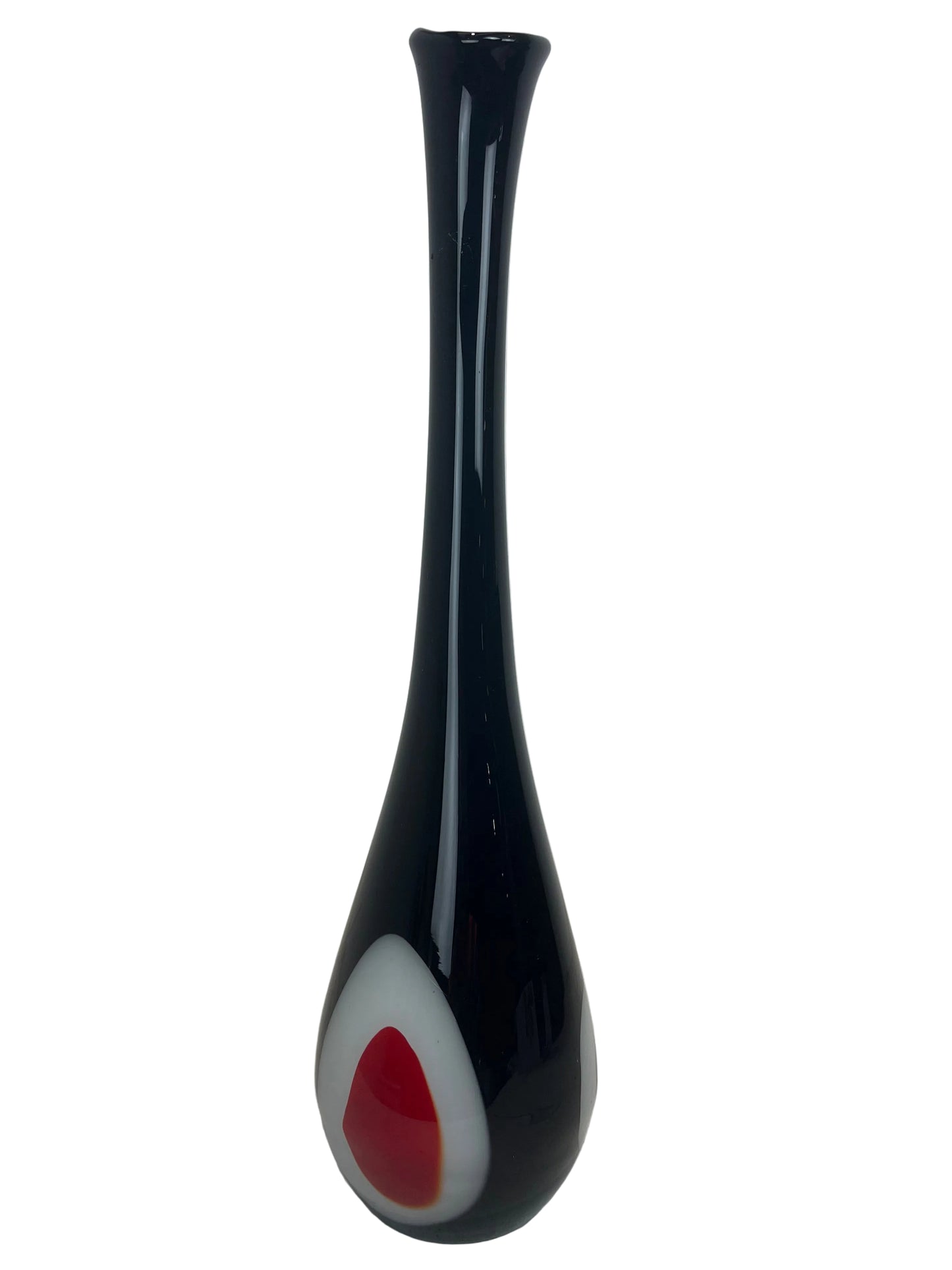 Vintage Glass Murano Style Evil Eye Vase (Pre-Loved)